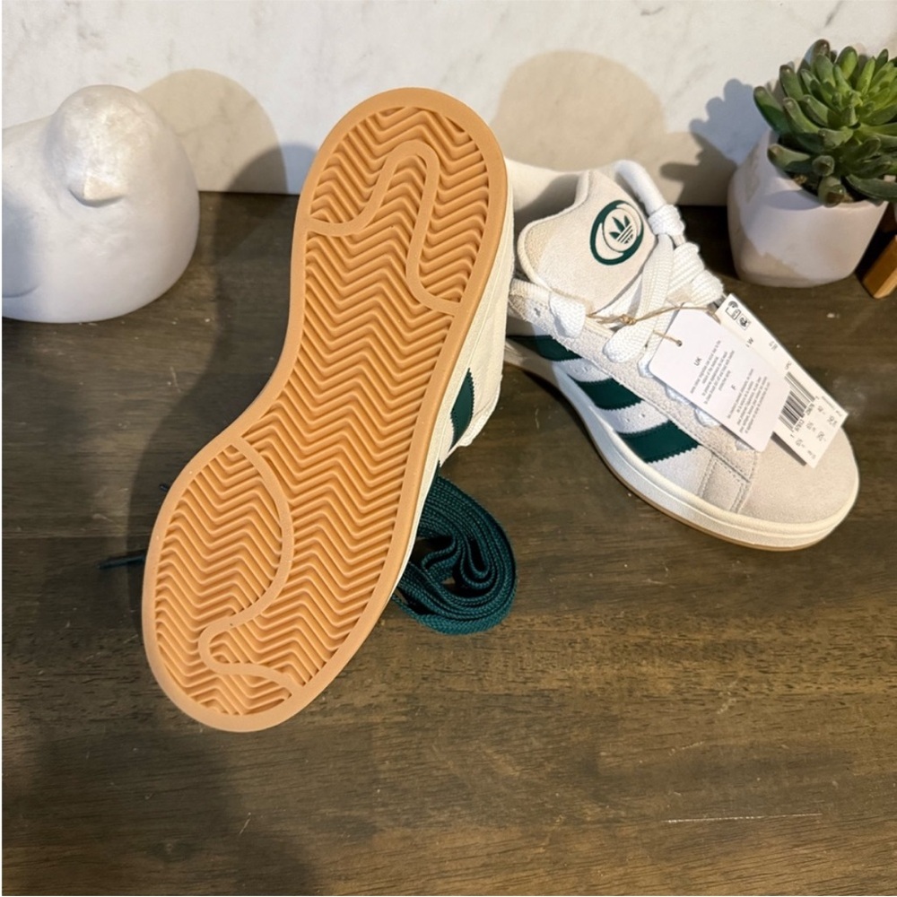 adidas Campus 00s W Crystal White / Core White / Collegiate Green - Picture 11 of 11